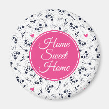 Schattig Panda Pattern Design.