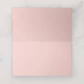 Schattig Panda Roze Bloemen Groen Baby shower Plaatskaartje (Binnenkant ongevouwen)