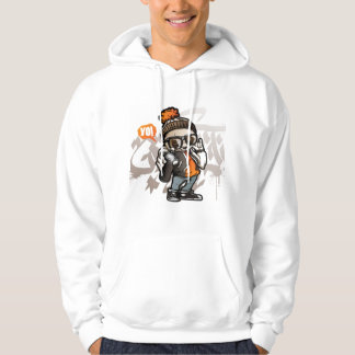 schattig-panda-schilderen-graffiti-muur hoodie