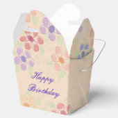 Schattig Papier Bloemde Favoriete Doos Bedankdoosjes (Geopend)