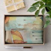 Schattig Papier Doll Meisje Waterverf Collage Deco (Geschenk)