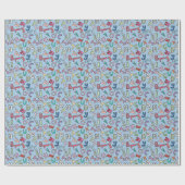 Schattig papier voor het ompakken van alfabet (Vlak)