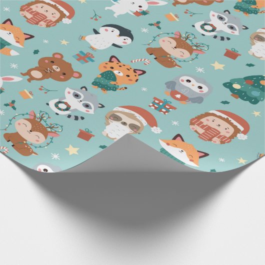 Schattig papier voor het ompakken van dieren (Hoek)