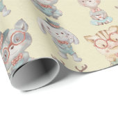 Schattig papier voor het ompakken van dieren (Rol Hoek)