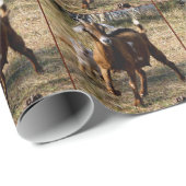 Schattig papier voor het ompakken van geiten (Rol Hoek)