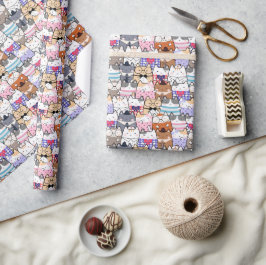 Schattig papier voor het verpakken van doedels met