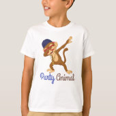 Schattig Party Animal Birthday T-shirt (Voorkant)