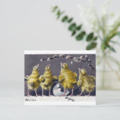 Schattig Pasen Briefkaart (Staand voorkant)