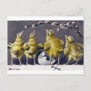 Schattig Pasen Briefkaart