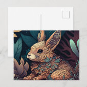 Schattig Pasen Briefkaart (Voorkant / Achterkant)