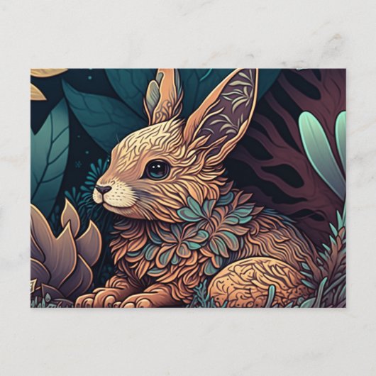 Schattig Pasen Briefkaart (Voorkant)