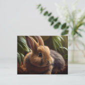 Schattig Pasen Briefkaart (Staand voorkant)