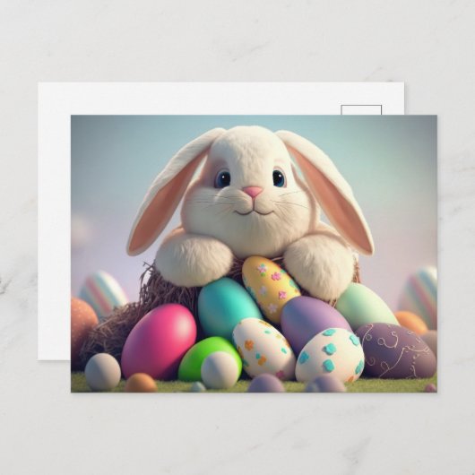 Schattig Pasen Briefkaart (Voorkant / Achterkant)