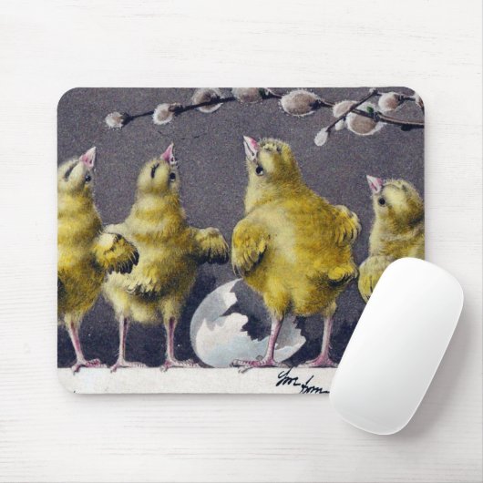 Schattig Pasen  Briefkaart Muismat (Met muis)