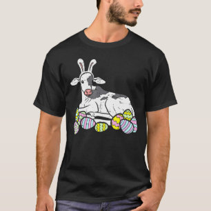 Schattig Pasen Koe  Paaseieren T-shirt