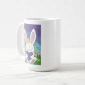 Schattig Pasen Konijn Koffiemok (Voorkant links)