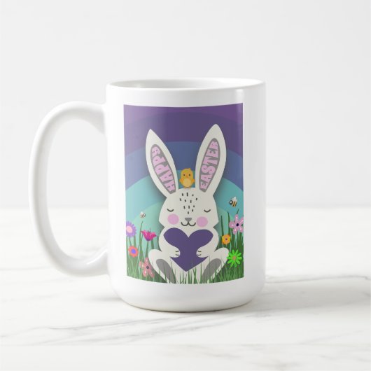 Schattig Pasen Konijn Koffiemok (Links)