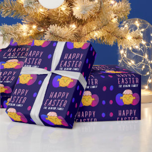 Schattig Pasen Kuiken en Eieren Gelukkig Pasen Vak Cadeaupapier