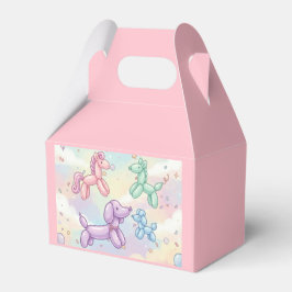 Schattig Pastel Ballondierd Verjaardagsmeisje Bedankdoosjes