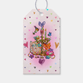 Schattig Pastel Cadeaulabel