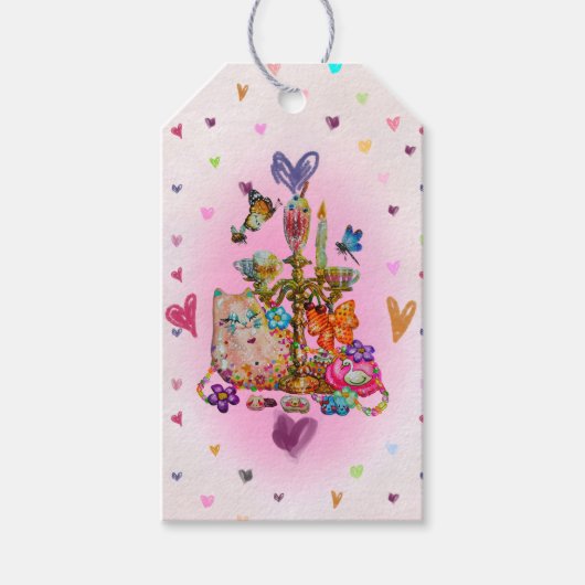 Schattig Pastel Cadeaulabel (Voorkant)