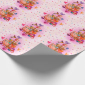 Schattig Pastel Cadeaupapier (Hoek)