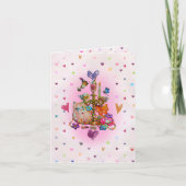 Schattig Pastel Feestdagen Kaart (Voorkant)