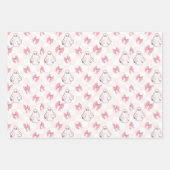 Schattig Pastel Geest Halloween Inpakpapier Vel (Voorkant 3)
