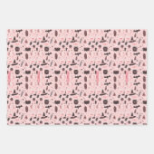 Schattig Pastel Geest Halloween Inpakpapier Vel (Voorkant)