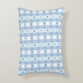 Schattig Pastel Geruit Liefdesontwerp Accent Kussen (Voorkant(Verticaal))