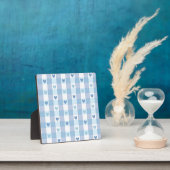Schattig pastel geruit liefdesontwerp fotoplaat (Insitu)