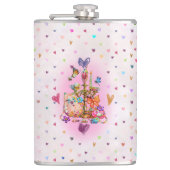 Schattig Pastel Heupfles (Voorkant)
