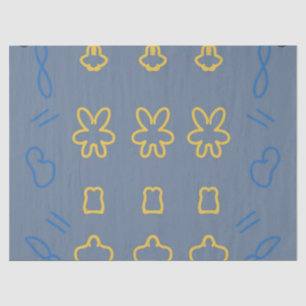 Schattig Pastel Kawaii Minimalistisch Patroon Tissuepapier