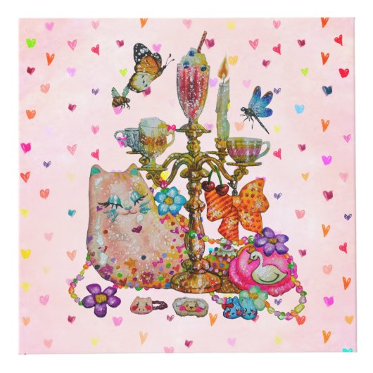 Schattig Pastel Kubus (Voorkant)