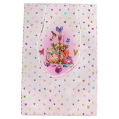 Schattig Pastel Medium Cadeauzakje (Achterkant)