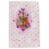Schattig Pastel Medium Cadeauzakje (Voorkant)