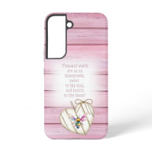 Schattig Pastel Roze Houten Hart Regenboog Bij Gel