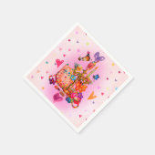 Schattig Pastel Servet (Hoek)