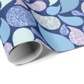 Schattig Pastel Zeemeermin Traan Drop Girly Ocean Cadeaupapier (Rol Hoek)