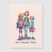 Schattig Pastel Zombie Trio - Schattige Halloween (Voorkant)