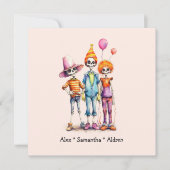 Schattig Pastel Zombie Trio - Schattige Halloween  (Voorkant)