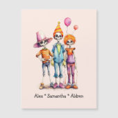Schattig Pastel Zombie Trio - Schattige Halloween  (Voorkant)
