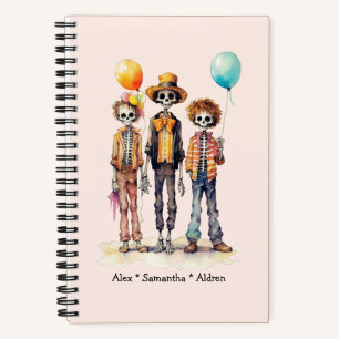 Schattig Pastel Zombie Trio - Schattige Halloween  Notitieboek