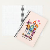 Schattig Pastel Zombie Trio - Schattige Halloween  Notitieboek (Binnen)