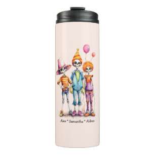 Schattig Pastel Zombie Trio - Schattige Halloween Thermosbeker