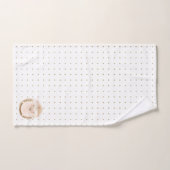 Schattig pastelpatroon Egel wit bruin Bad Handdoek (Handdoek)