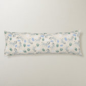 Schattig pastelsafari zebra patroon crèche roze lichaamskussen (Achterkant)