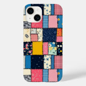 Schattig patchwork ontwerp, speels patroon Case-Mate iPhone case (Achterkant)
