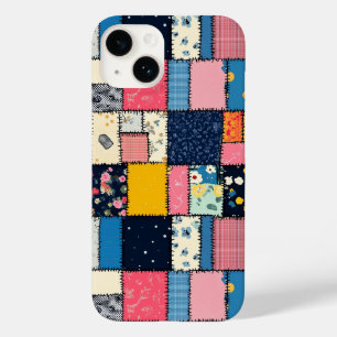 Schattig patchwork ontwerp, speels patroon Case-Mate iPhone 14 hoesje