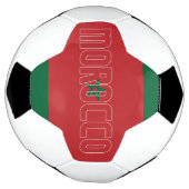Schattig patriotticum Marokko-vlag Voetbal (Gedraaid)